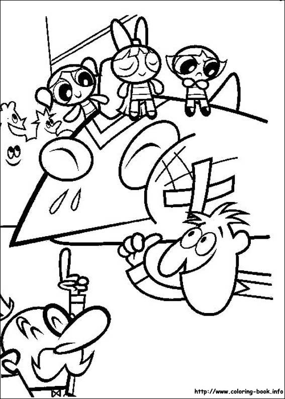 Powerpuff Girls coloring picture